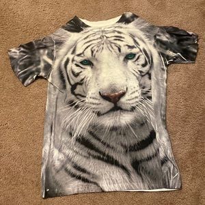 White Tiger Graphic Tee